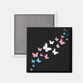 Imán Sendero de la Mariposa del Orgullo Transgénero