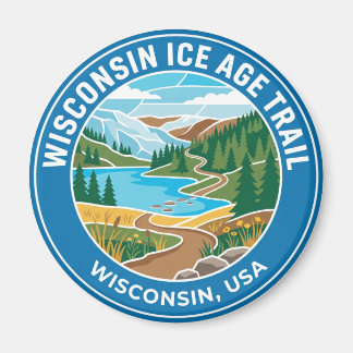 Imán Sendero escénico nacional de la era de hielo de Wi