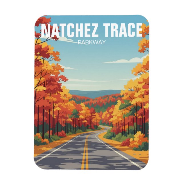 Imán Sendero escénico Natchez Trace (Vertical)