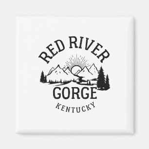 Imán Sendero Red River Gorge Parques Kentucky Caminata