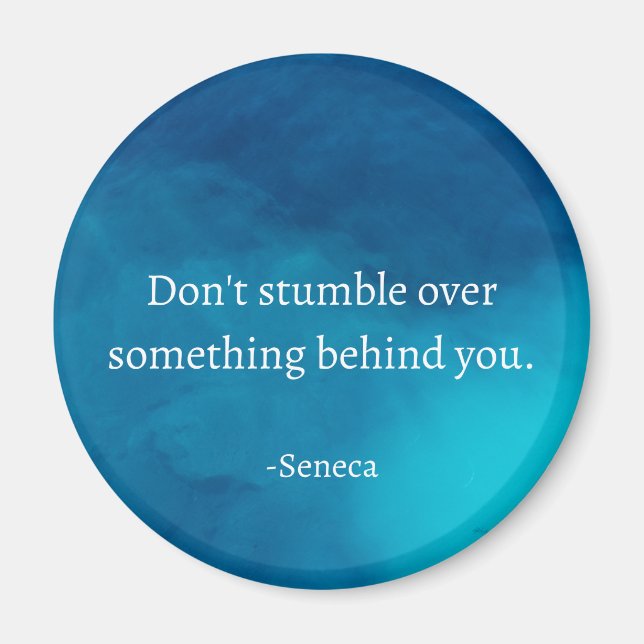 Imán Seneca: Enfoque hacia adelante, no tropiezos en el (Frente)