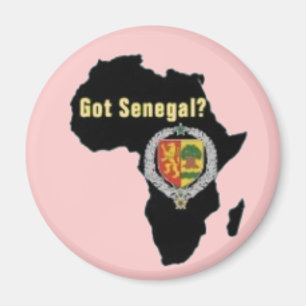 IMÁN SENEGAL/CAMISETA SENEGALESA DE LA BANDERA Y ETC