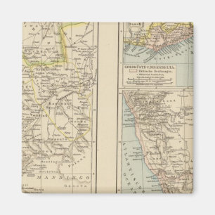 Imán Senegtambién, Goldkuste, Mapa del Atlas de Kapland