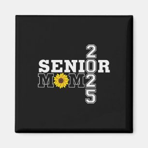 Imán Senior 2025 Mom Sunflower Cl De 2025 Orgullosa Mom