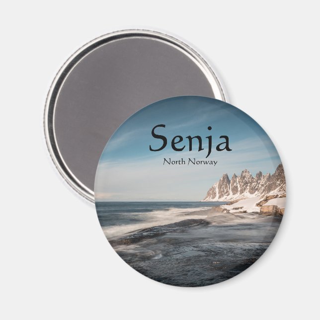 Imán Senja Noruega (Anverso/Reverso)