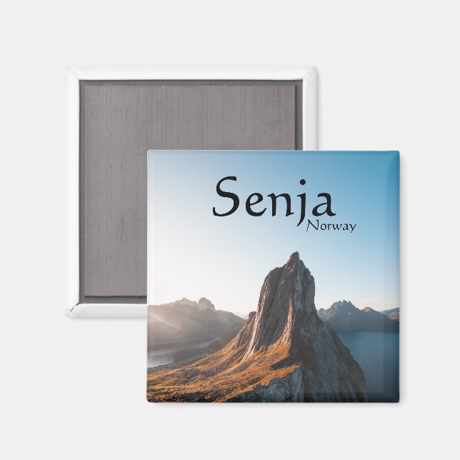 Imán Senja Souvenir (Anverso/Reverso)