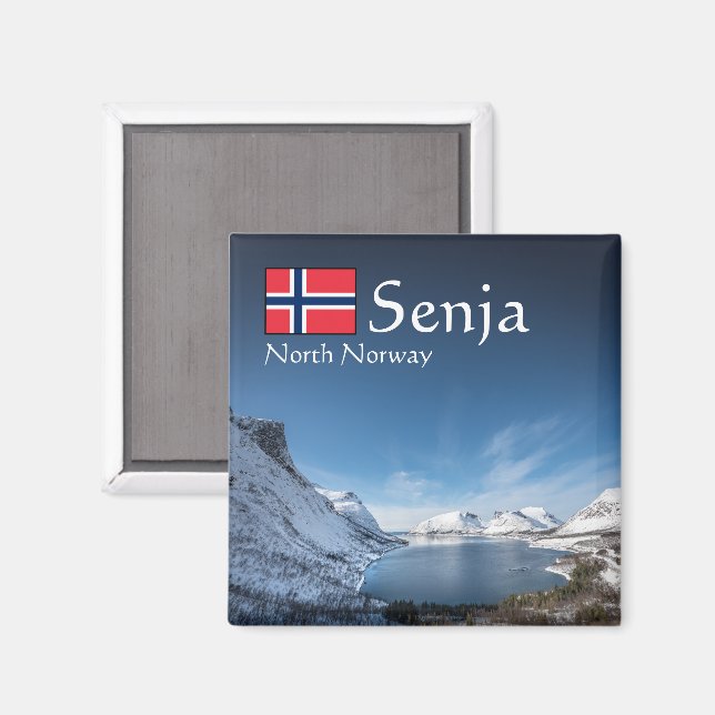 Imán Senja Souvenir (Anverso/Reverso)