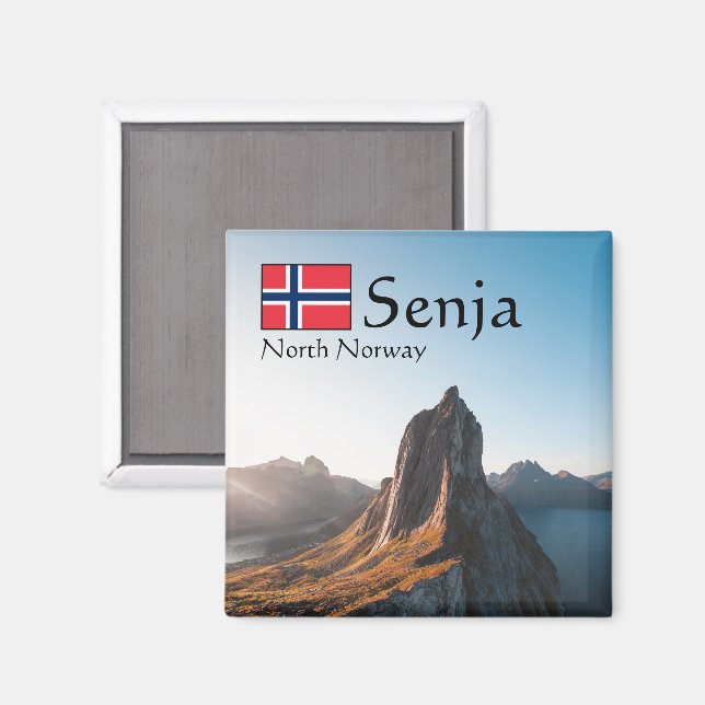 Imán Senja Souvenir (Anverso/Reverso)