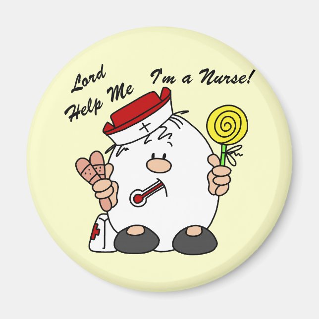 Imán Señor Ayúdame Soy enfermera (Frente)