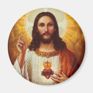 Imán Señor Jesucristo y el corazón sagrado