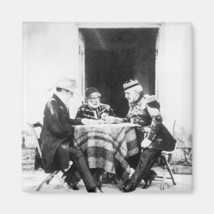 Imán Señor Raglan, bajá y general Pelissier de Omar,