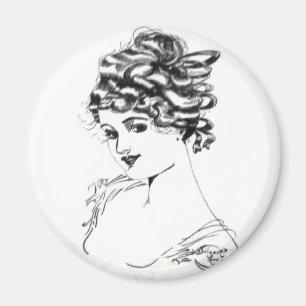 Imán Señora 1917 de Russell L. Swigert Art Nouveau