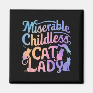 Imán Señora de Gatos sin Hijos Desdichada
