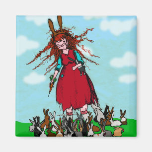 IMÁN SEÑORA DEL CONEJITO