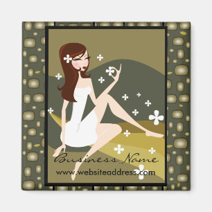 Imán Señora elegante Customizable Magnet