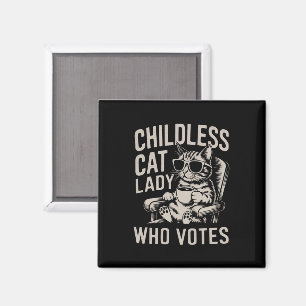 Imán Señora Gata sin Hijos Voto Elección 2024 Kamala