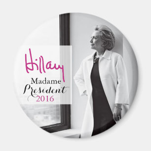 Imán Señora presidente Magnet de Hillary Rodham Clinto