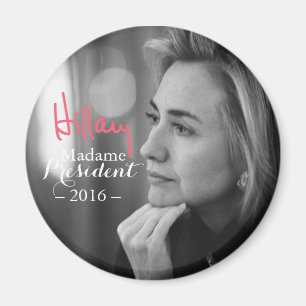 Imán Señora presidente Magnet de Hillary Rodham Clinto