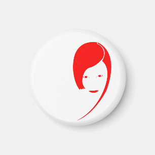 Imán señora roja