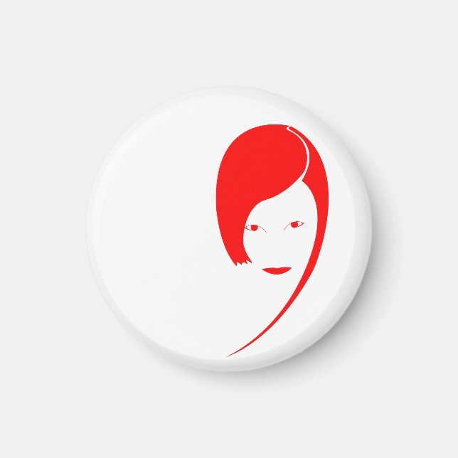 Imán señora roja (Frente)