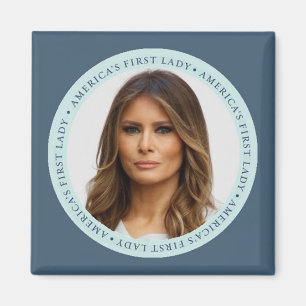 Imán Señora Square Magnet del TRIUNFO de Melania