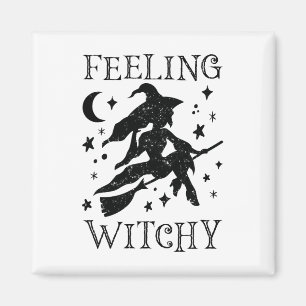 Imán Sensación de brujería divertida Halloween Vibes de
