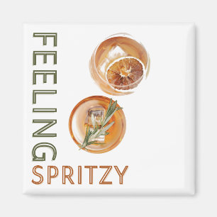 Imán Sensación de cóctel Naranja Spritzy