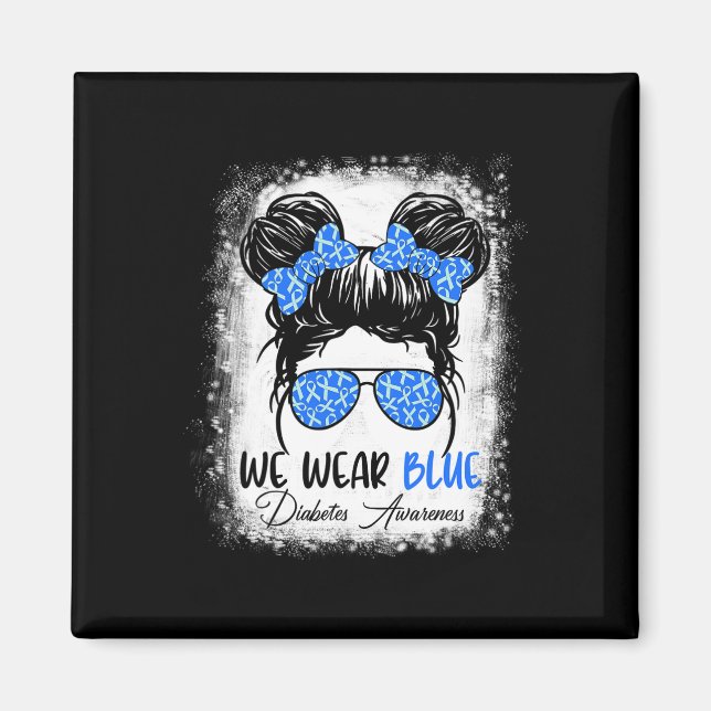 Imán Sensibilización de los guerreros sobre la diabetes (Frente)