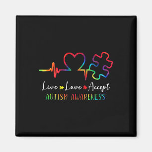 Imán Sensibilización sobre el autismo Hombres Mujeres N