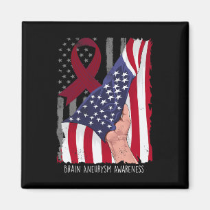 Imán Sensibilización sobre el neuralismo Bandera Americ