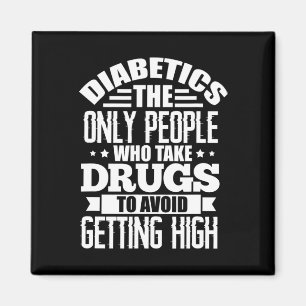 Imán Sensibilización sobre la diabetes tipo 1 Tipo 2 Di