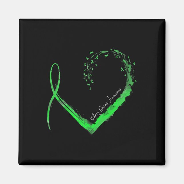 Imán Sensibilización sobre la enfermedad renal cardíaca (Frente)