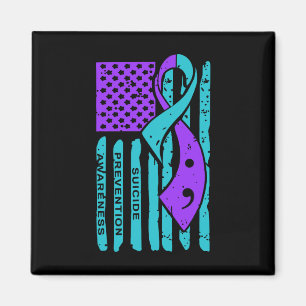 Imán Sensibilización sobre prevención del suicidio Semi