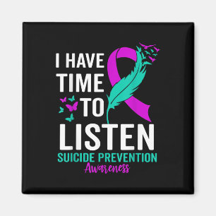 Imán Sensibilización suicida Cinta de Salud Mental Suic