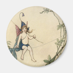 Imán Sentado en el hilo de araña