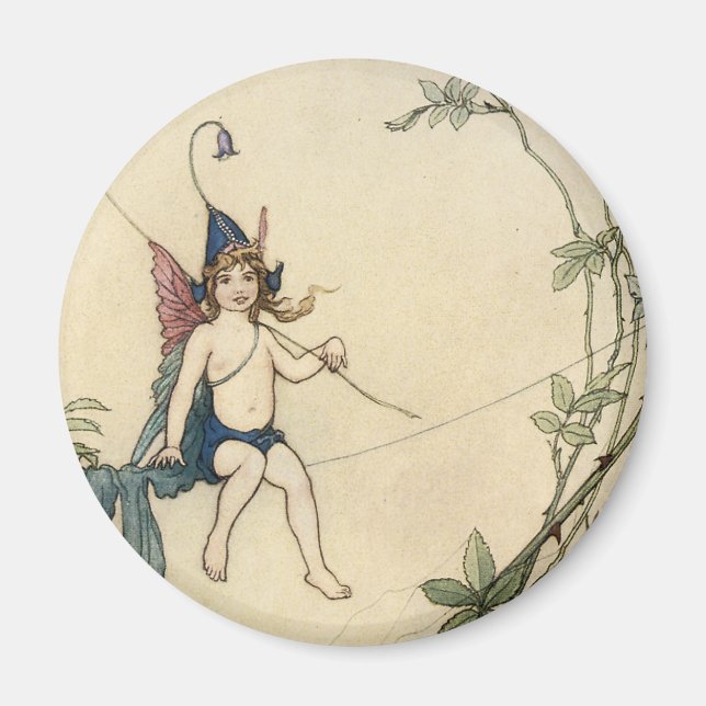 Imán Sentado en el hilo de araña (Frente)