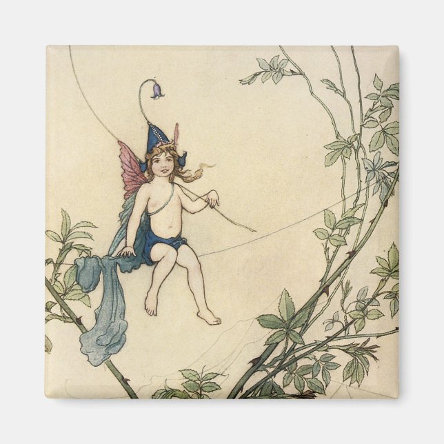 Imán Sentado en el hilo de araña (Frente)