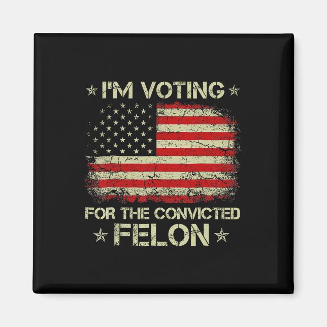 Imán Sentencia de 2024 a Trump 2024 (Frente)