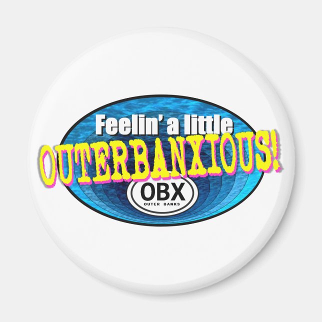 Imán Sentir un poco OBX (Frente)