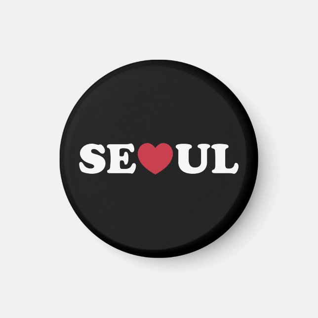 Imán Seoul Love Heart (Frente)