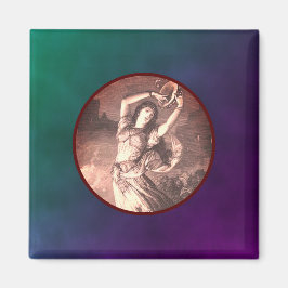 Imán Sepia Esmeralda Magnet