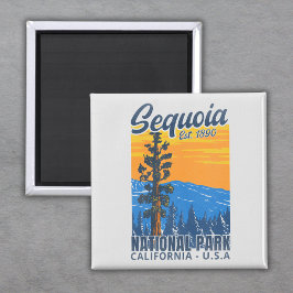 Imán Sequoia National Park California Est 1890