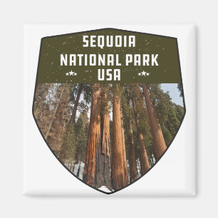 Imán Sequoia National Park California secuoya árboles