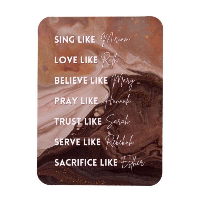 Imán Ser como las mujeres de la Biblia (Vertical)