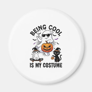 Imán Ser Genial Es Disfraz Fantasma De Halloween Gato C