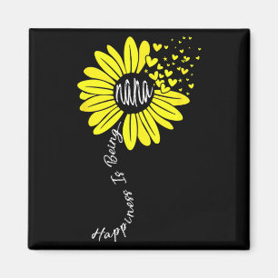 Imán Ser Nana Feliz Día de las Madres Girasol Familia 