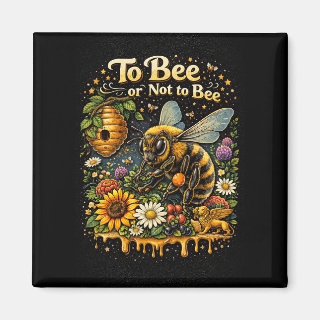 Imán Ser o no ser abeja (Frente)
