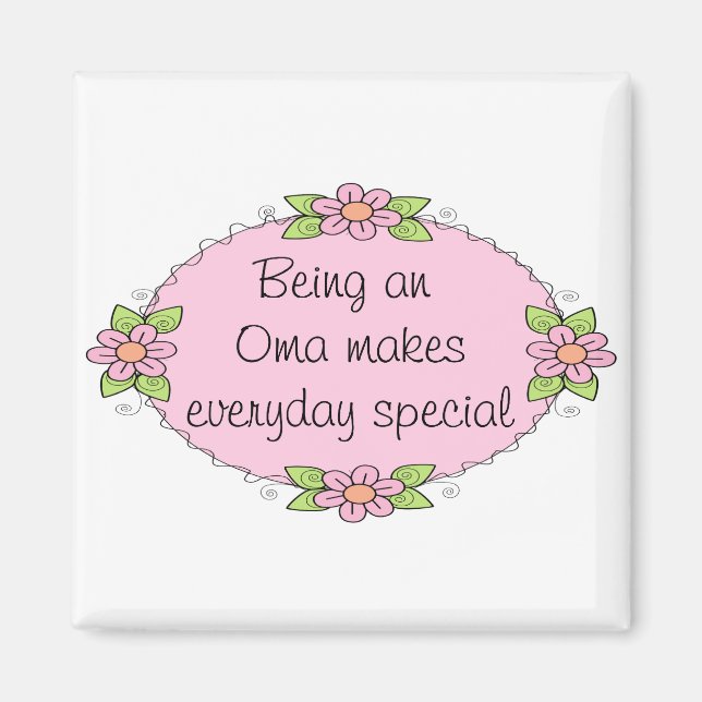 Imán Ser Oma hace que cada día sea especial (Frente)