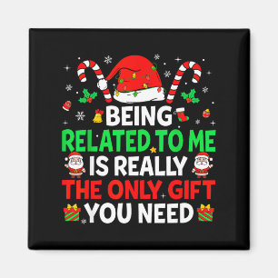 Imán Ser Pariente Mío Divertida Navidad Familia Xmas Pa