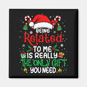 Imán Ser Pariente Mío Divertida Navidad Familia Xmas Pi